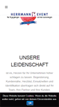 Mobile Screenshot of herrmann-event.de