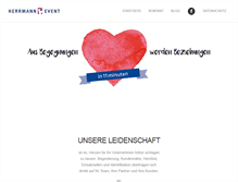 Tablet Screenshot of herrmann-event.de